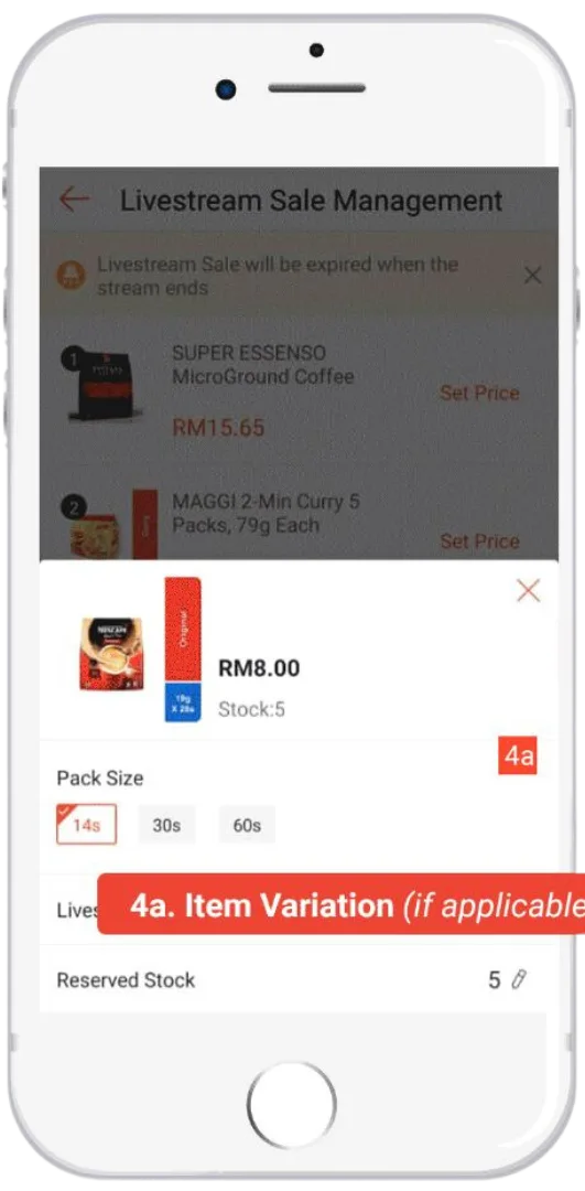Cikgu Shopee Live Flash Sale
