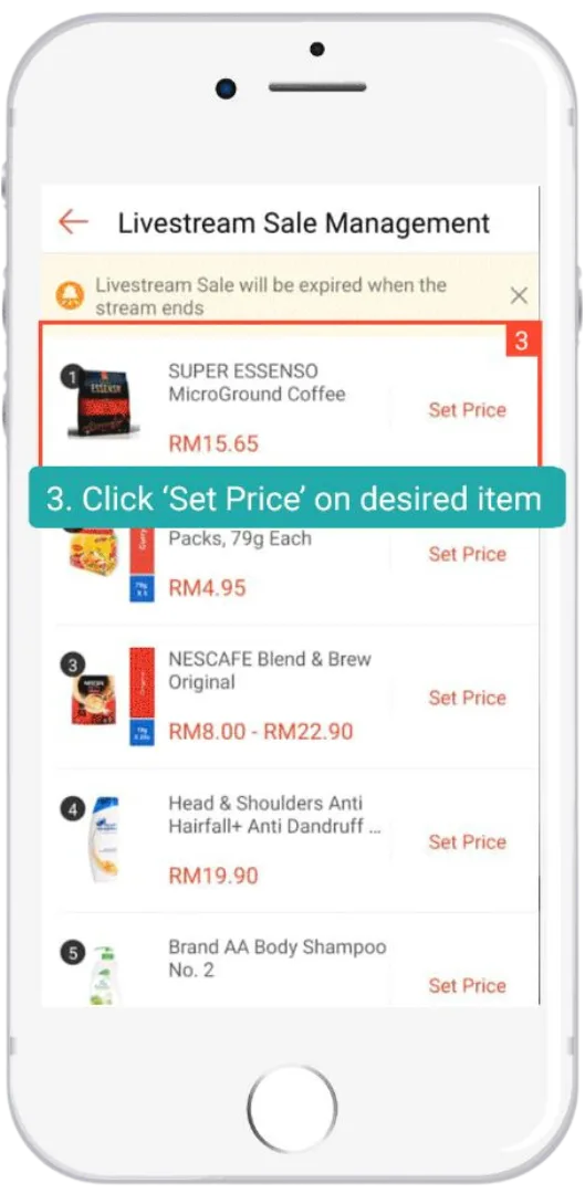 Cikgu Shopee Live Flash Sale