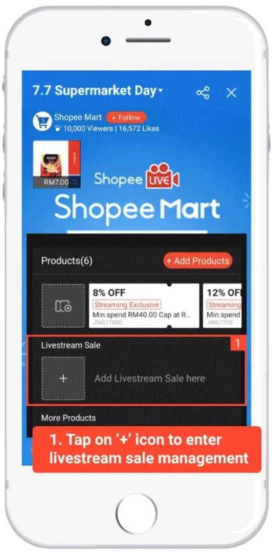Cikgu Shopee Live Flash Sale