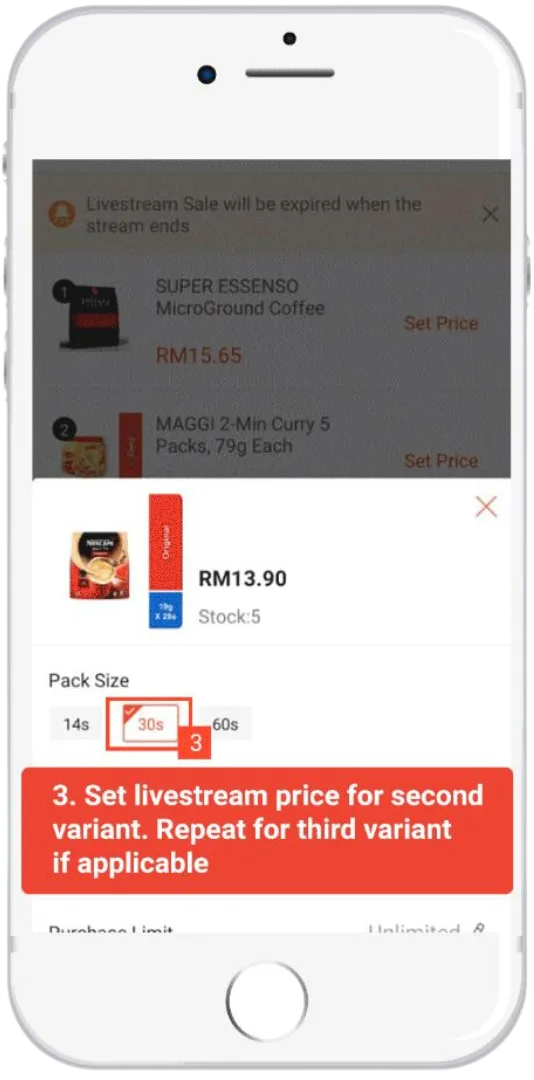 Cikgu Shopee Live Flash Sale